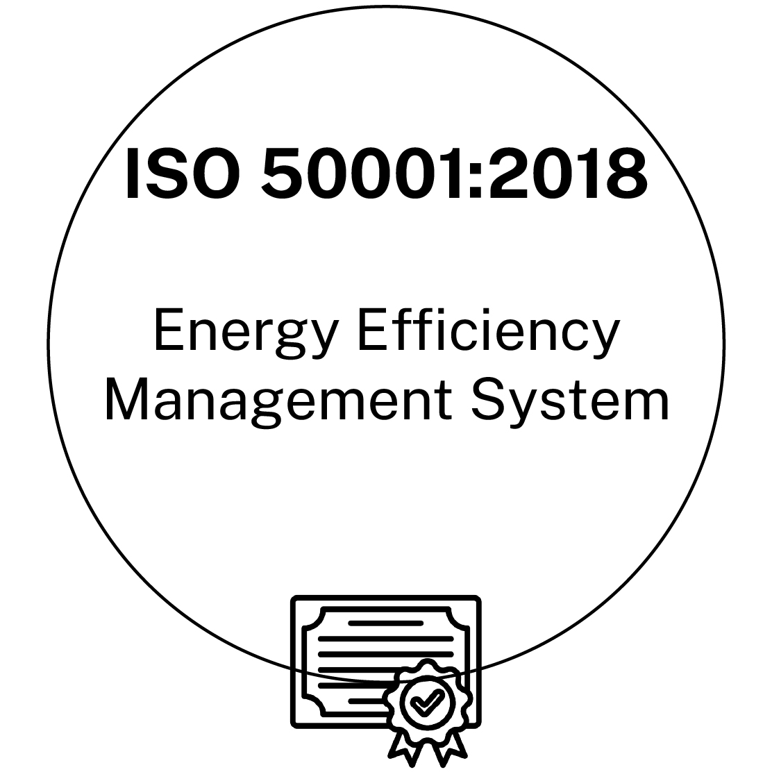 Logo ISO 50001:2018